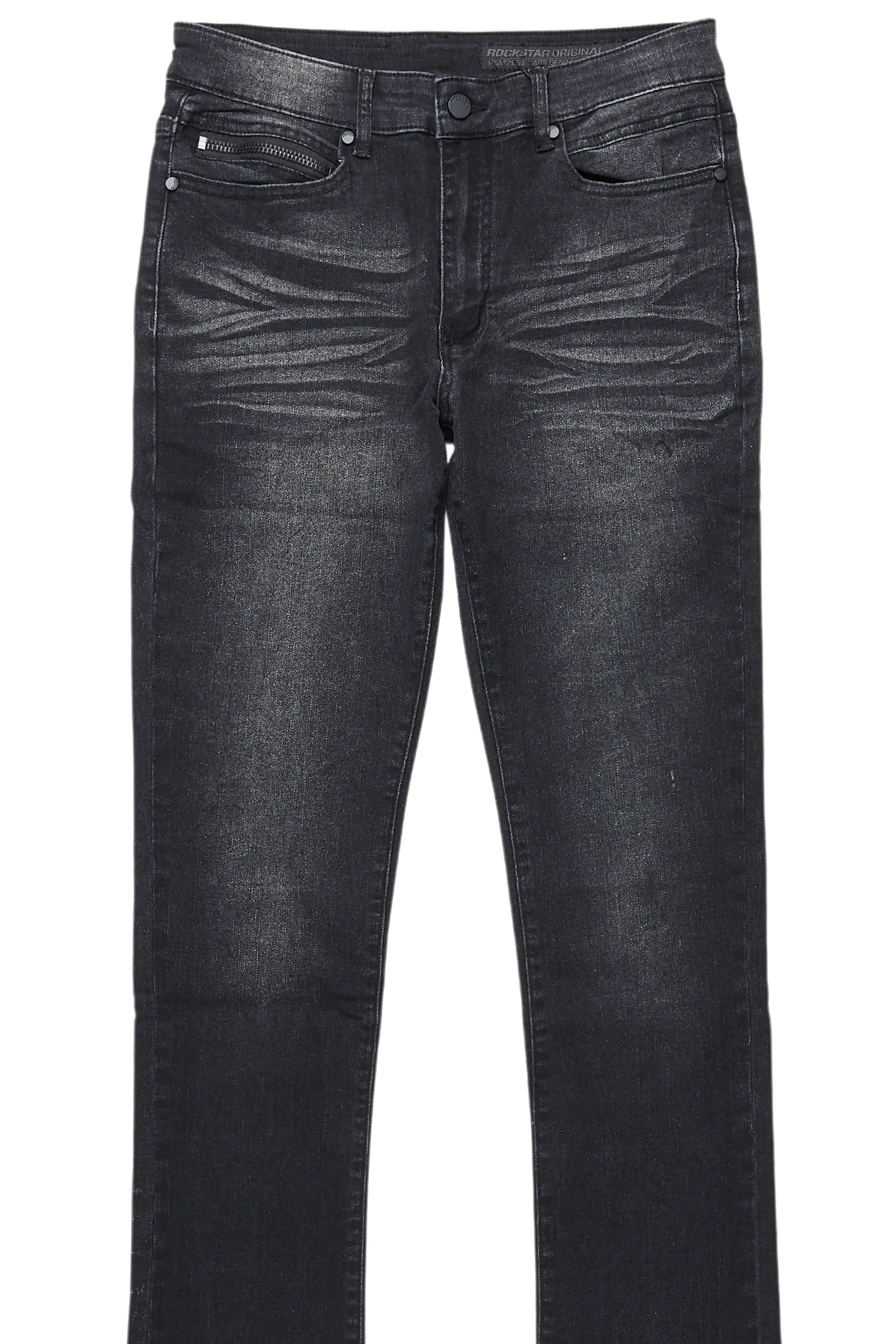 Dag Dark Grey Stacked Flare Jean