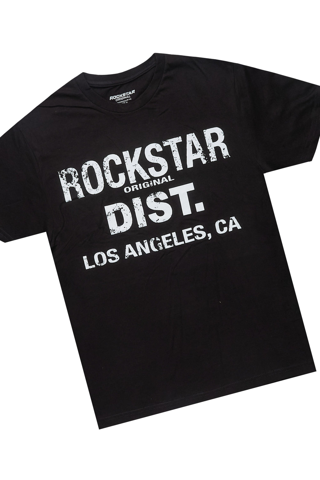 Lake Black/White T-Shirt/Dag Stacked Flare Jean Set