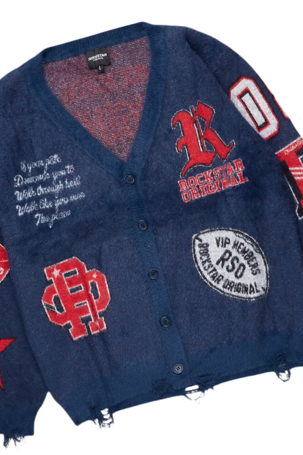 Delling Navy Knit Sweater & Camden Super Stacked Flare Jean Bundle