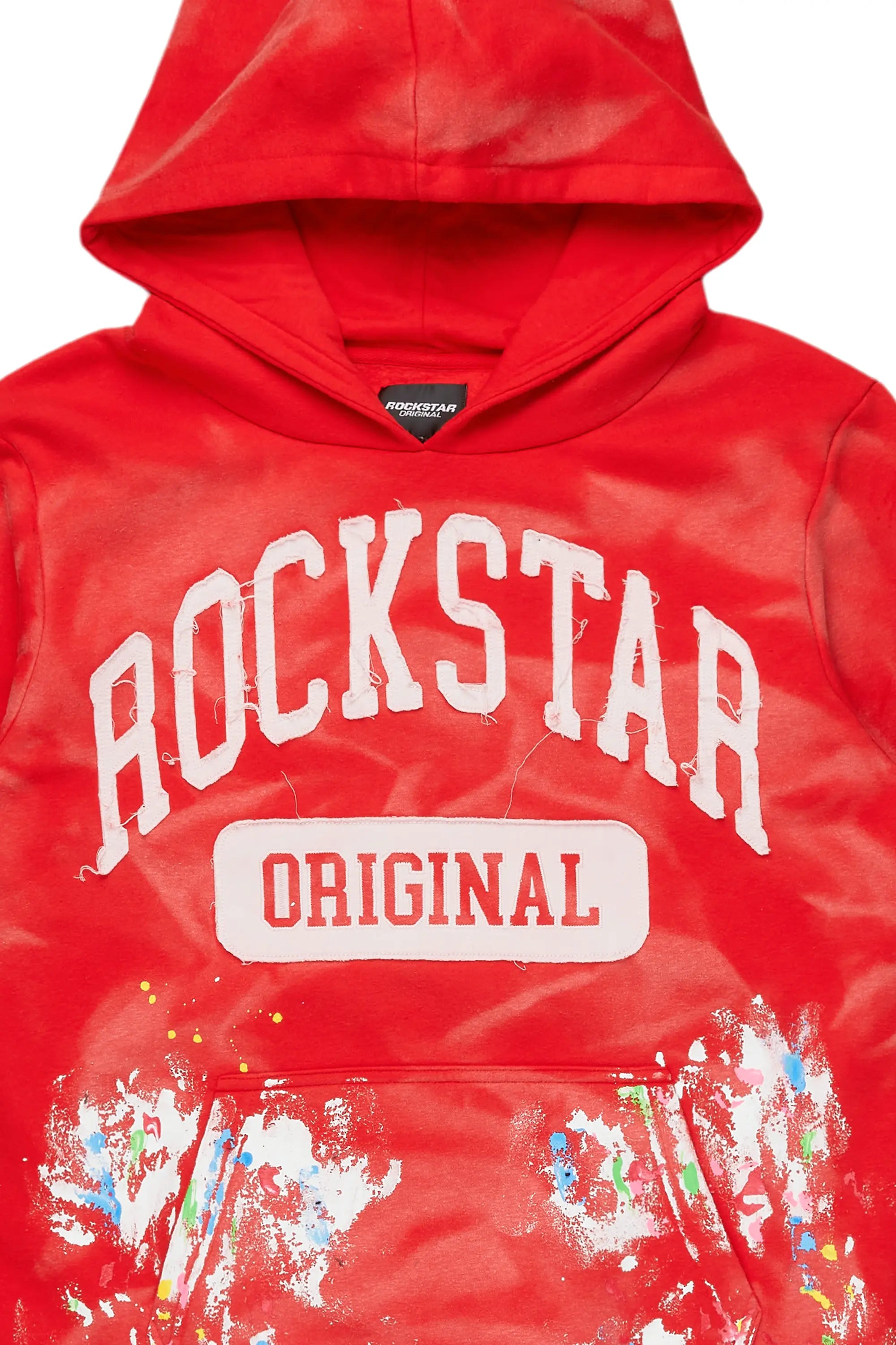 Balta Red Graphic Painter Hoodie