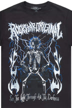 Deathrow Black Oversized Graphic T-Shirt