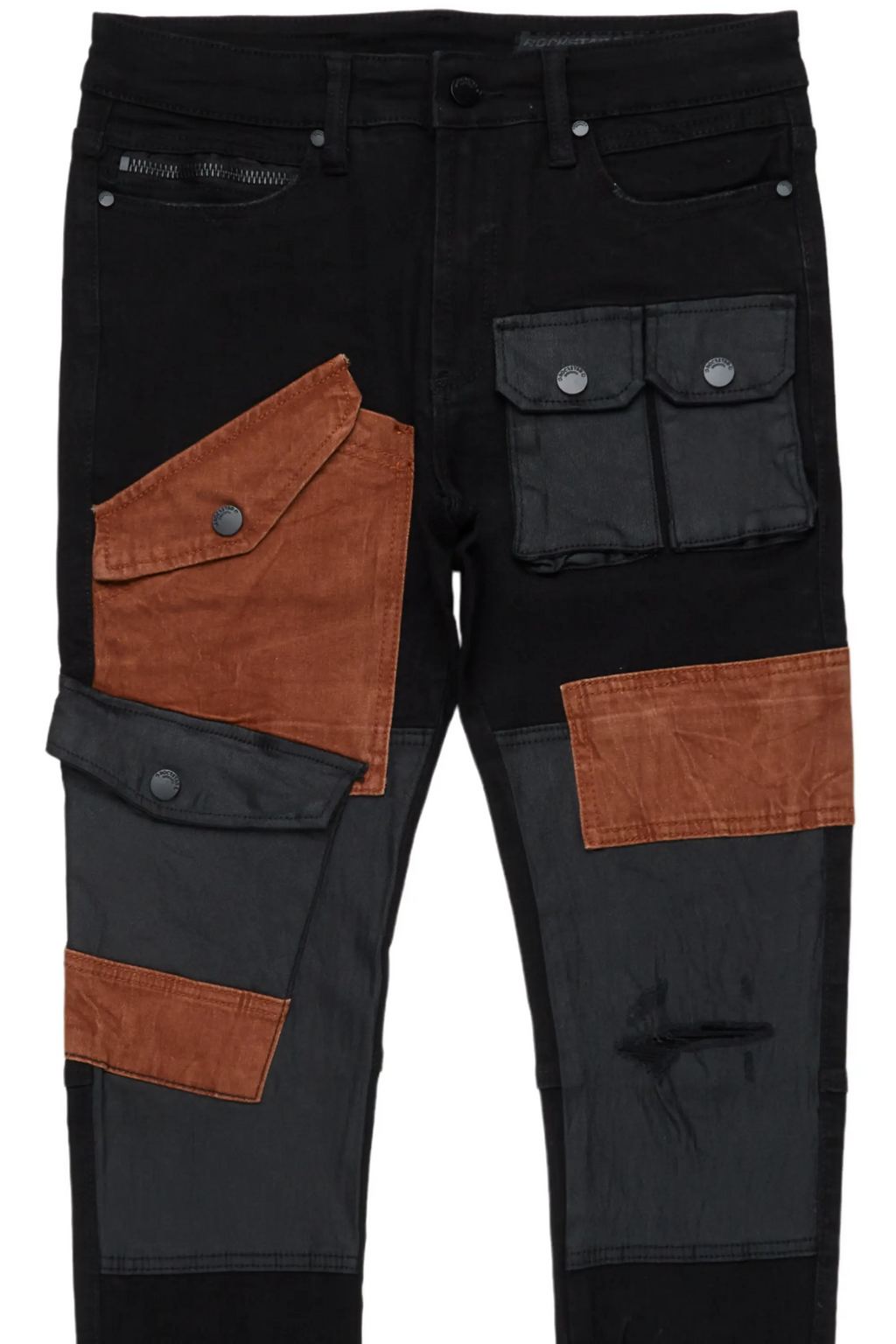 Demarcus Black Patch Jean