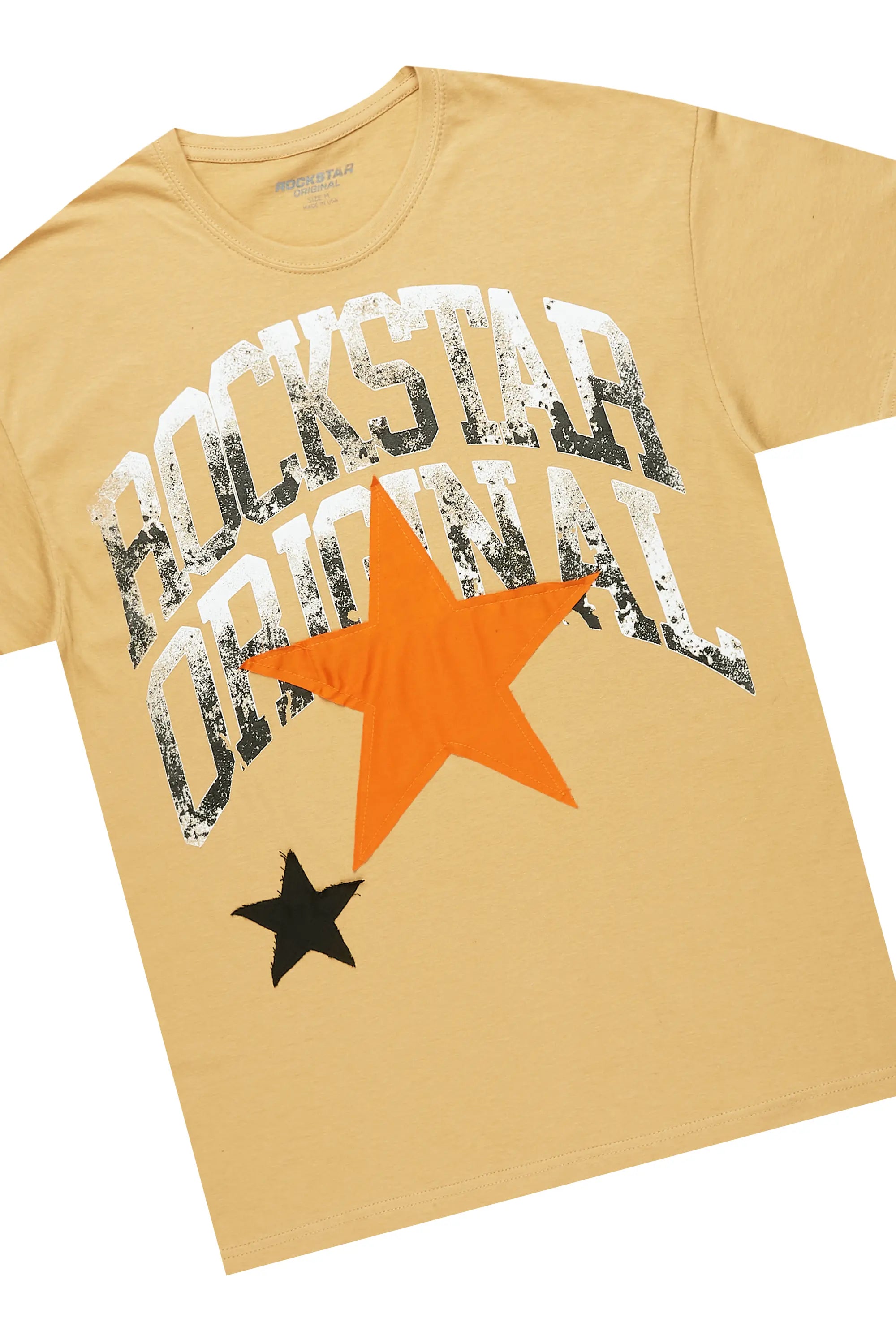 Dasan Beige T-Shirt Stacked Flare Jean Bundle