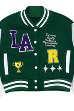 Shekeya Green Varsity Jacket
