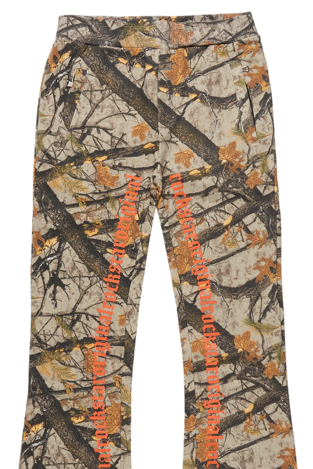 Boys Callie Tree Camo Stacked Flare Pants