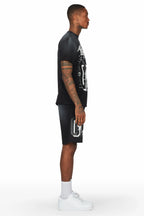 Allstar Black T-Shirt Short Set