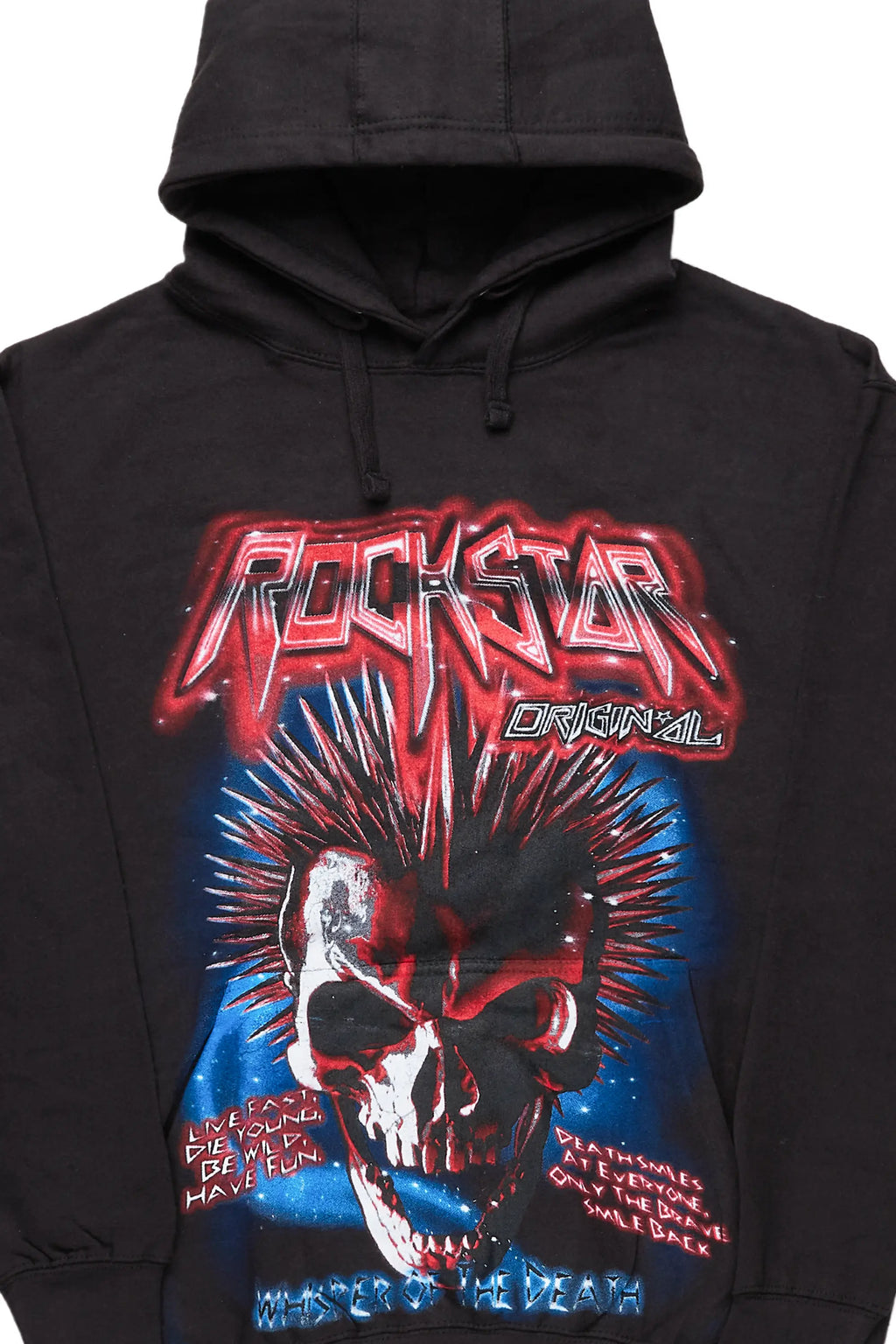 Obern Black Graphic Hoodie