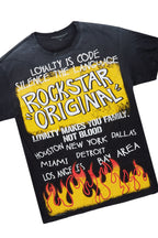 Beno Black/Yellow T-Shirt/Denim Short Set