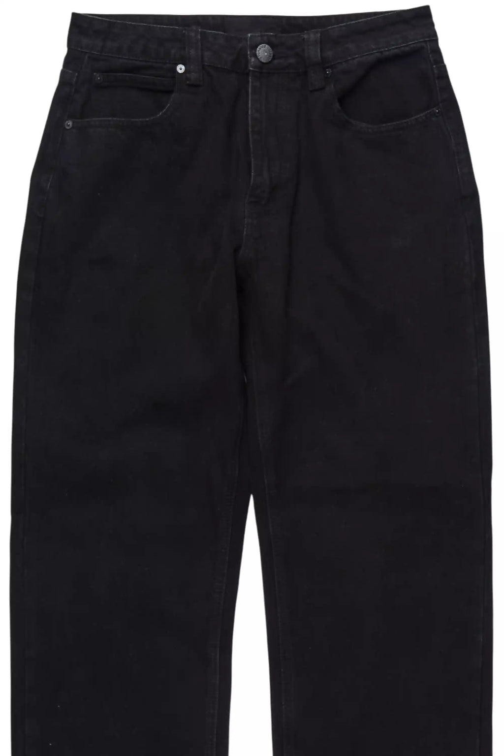 Basik Jet Black Baggy Jean