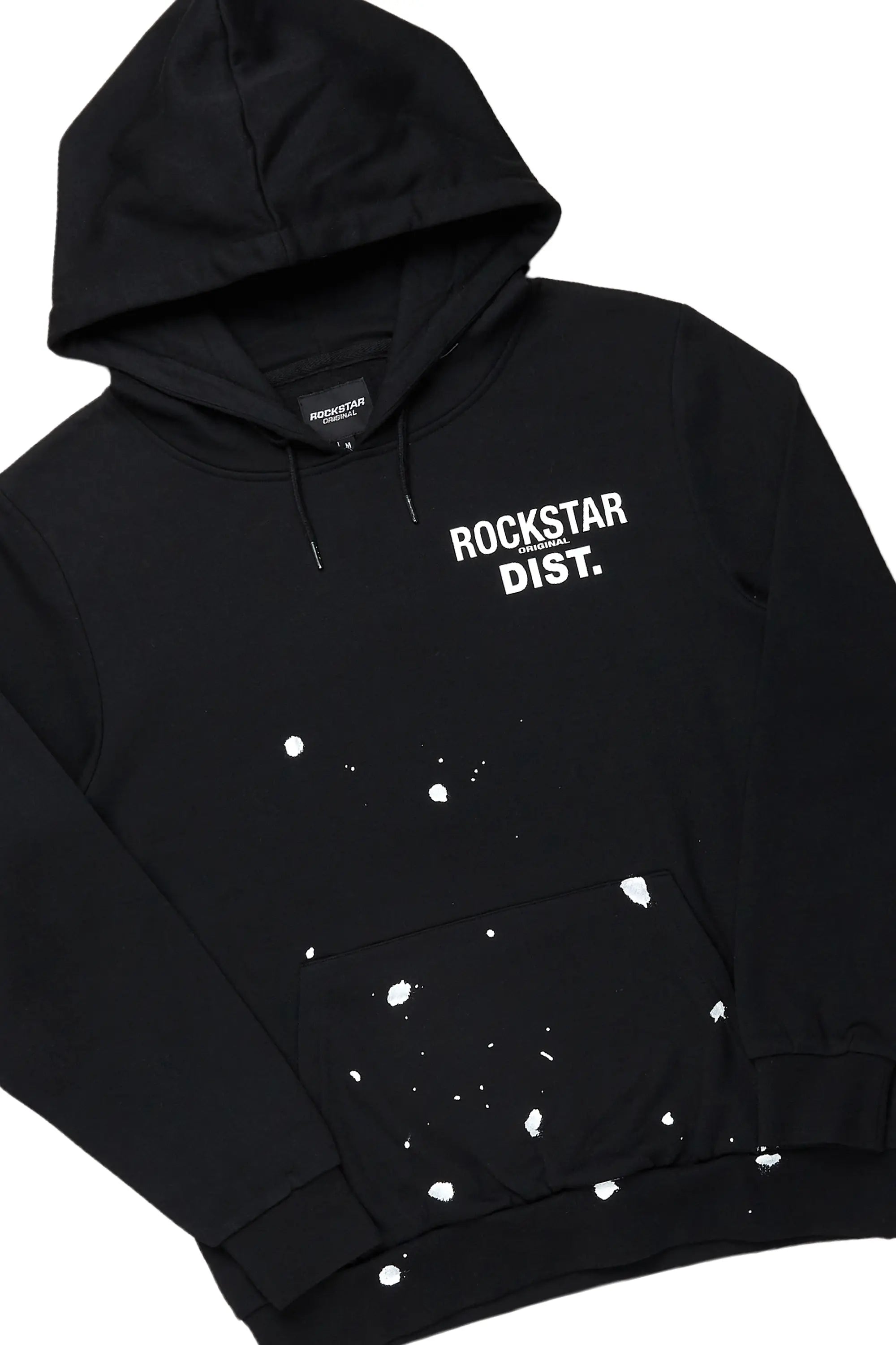 Raffer Black Slim Fit Track Set