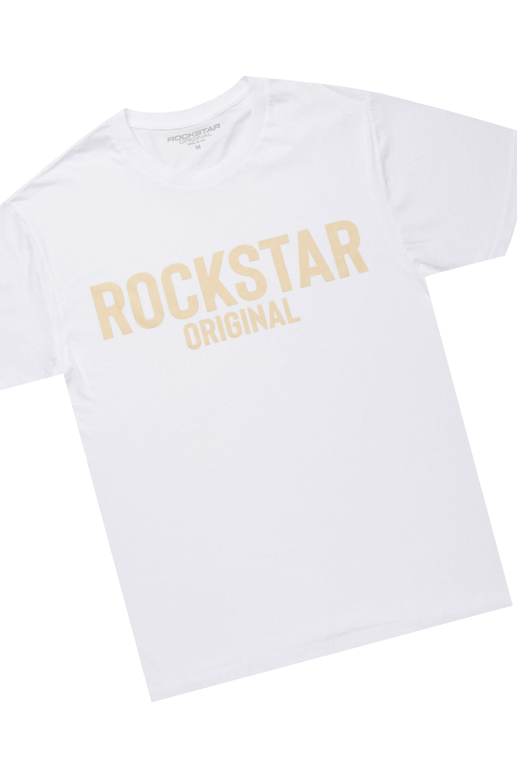 Sana White/Beige T-Shirt Short Set