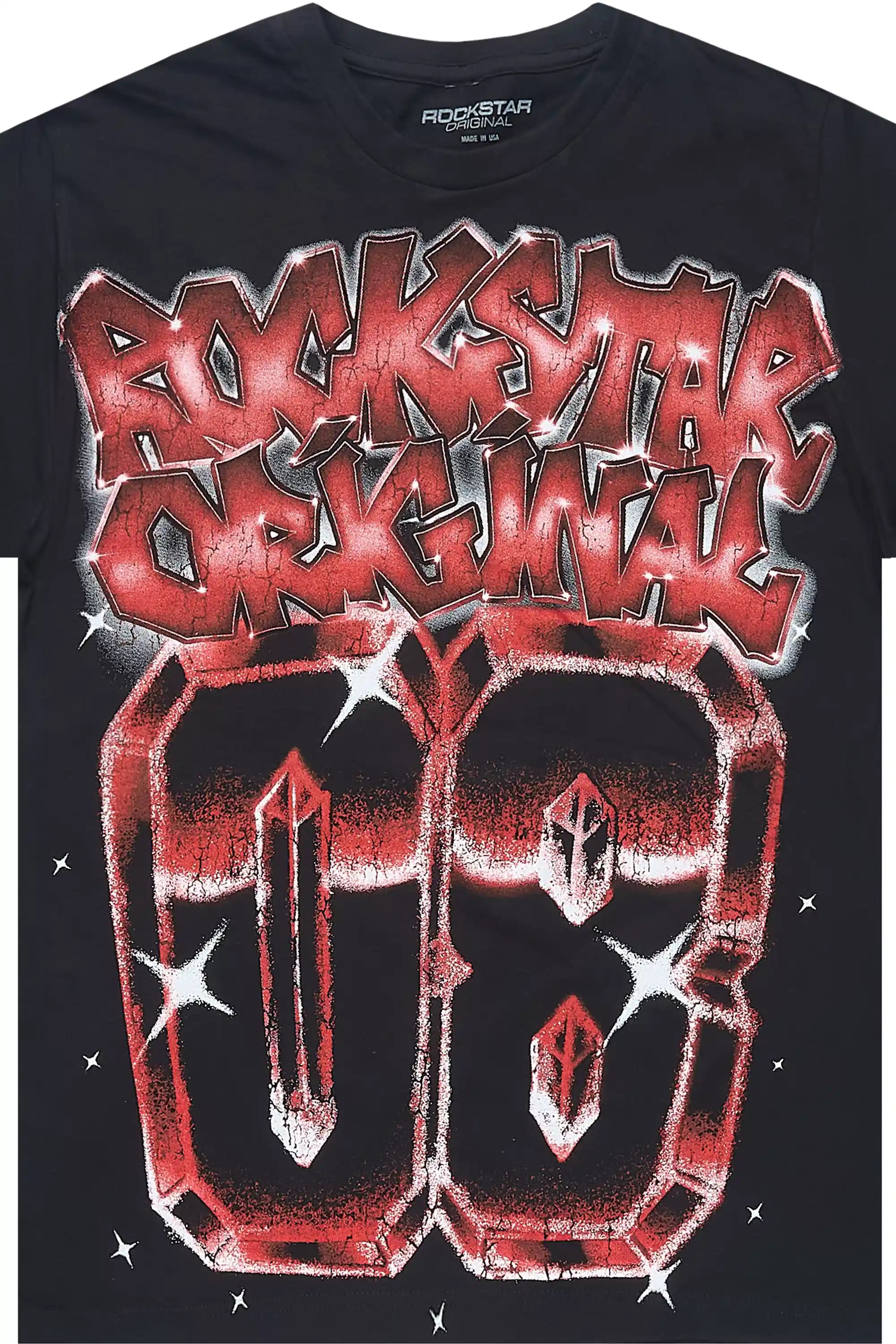 Jaceon Black/Red Graphic T-Shirt