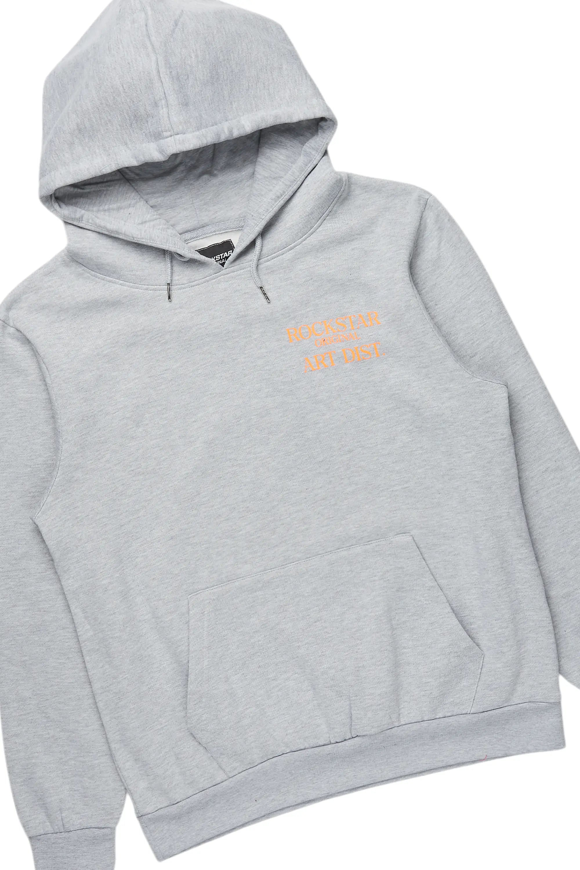 Briggs Grey/Orange Hoodie/Slim Fit Track Set