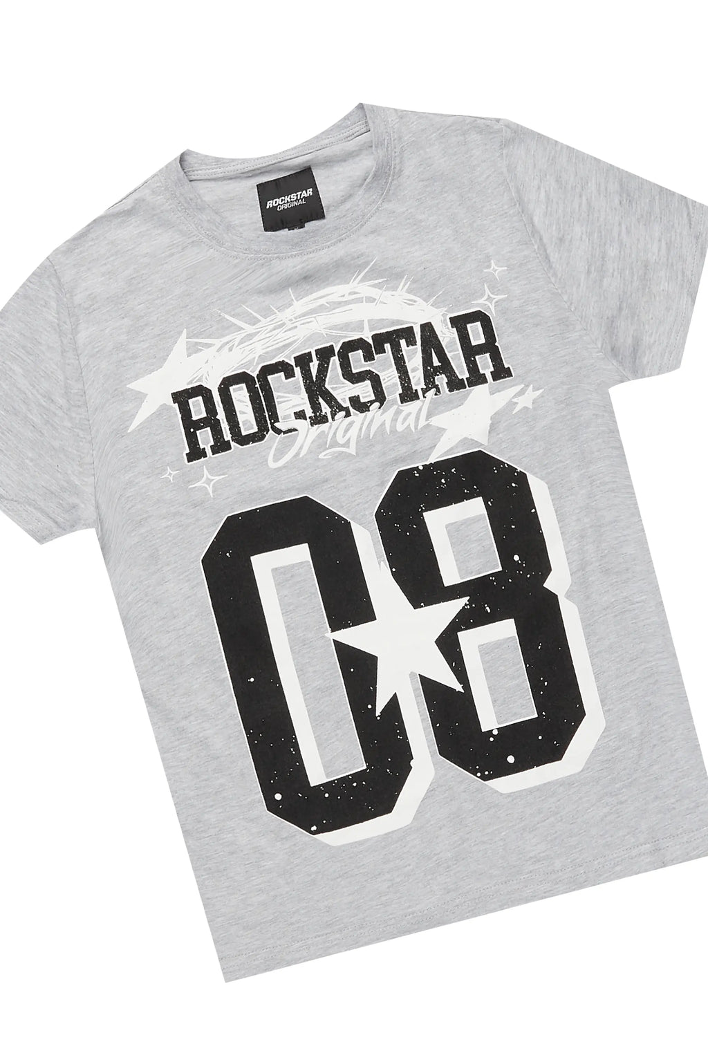 Boys Allstar Heather Grey T-Shirt Short Set
