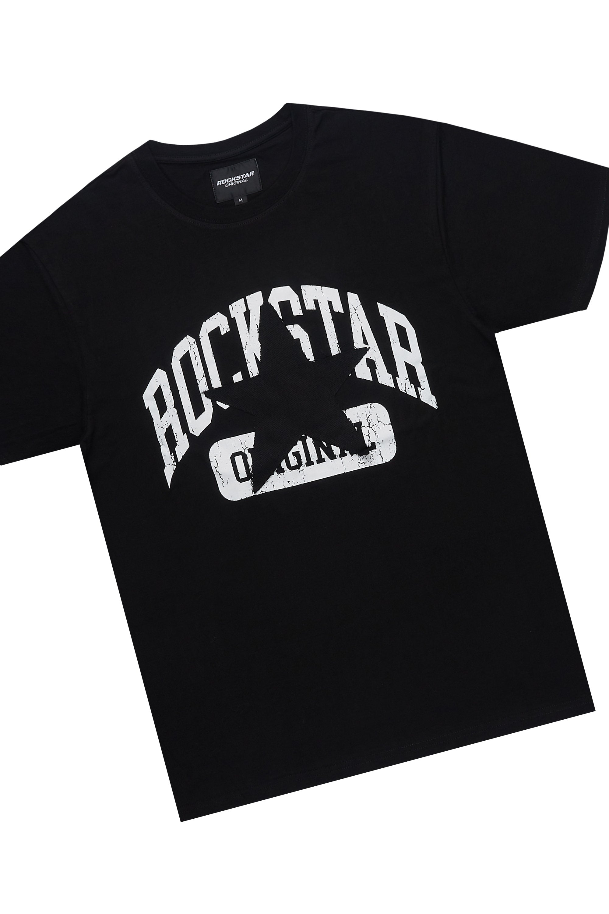 Mallor Black T-Shirt/Stacked Track Set