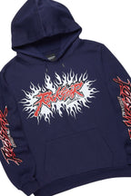 Tidus Navy Hoodie Baggy Fit Pant Track Set