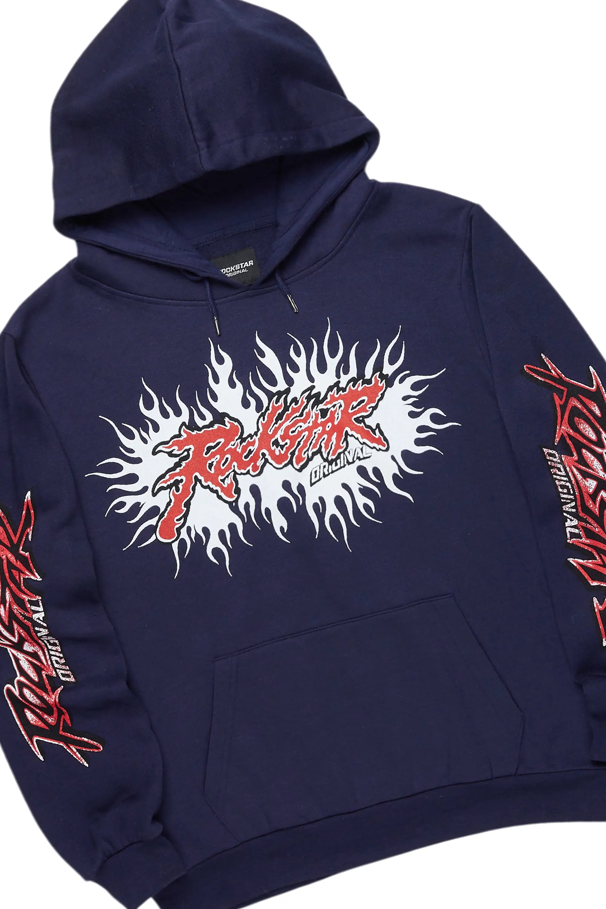 Tidus Navy Hoodie Baggy Fit Pant Track Set