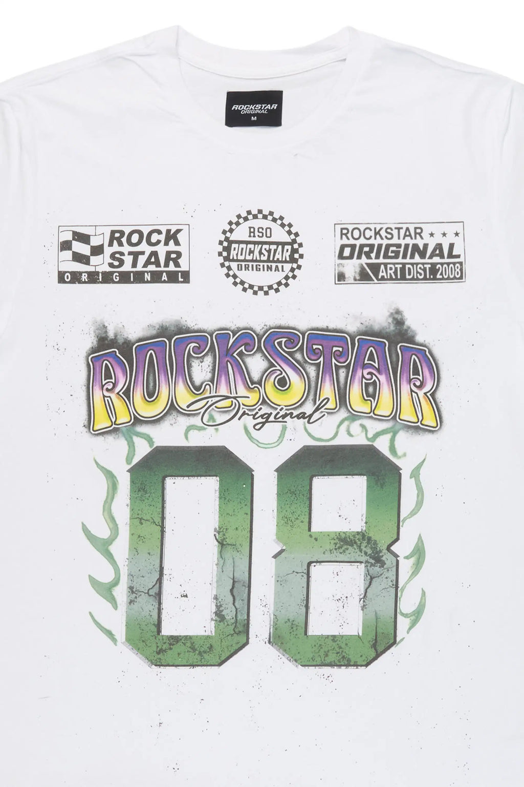 Quito White Graphic Oversized T-Shirt