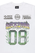 Quito White Graphic Oversized T-Shirt