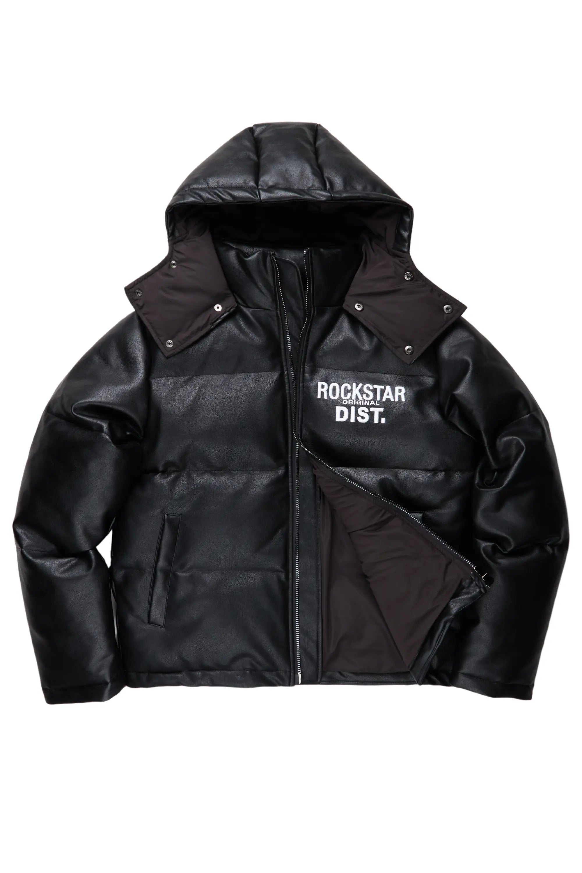 Kensen Black Puffer Jacket