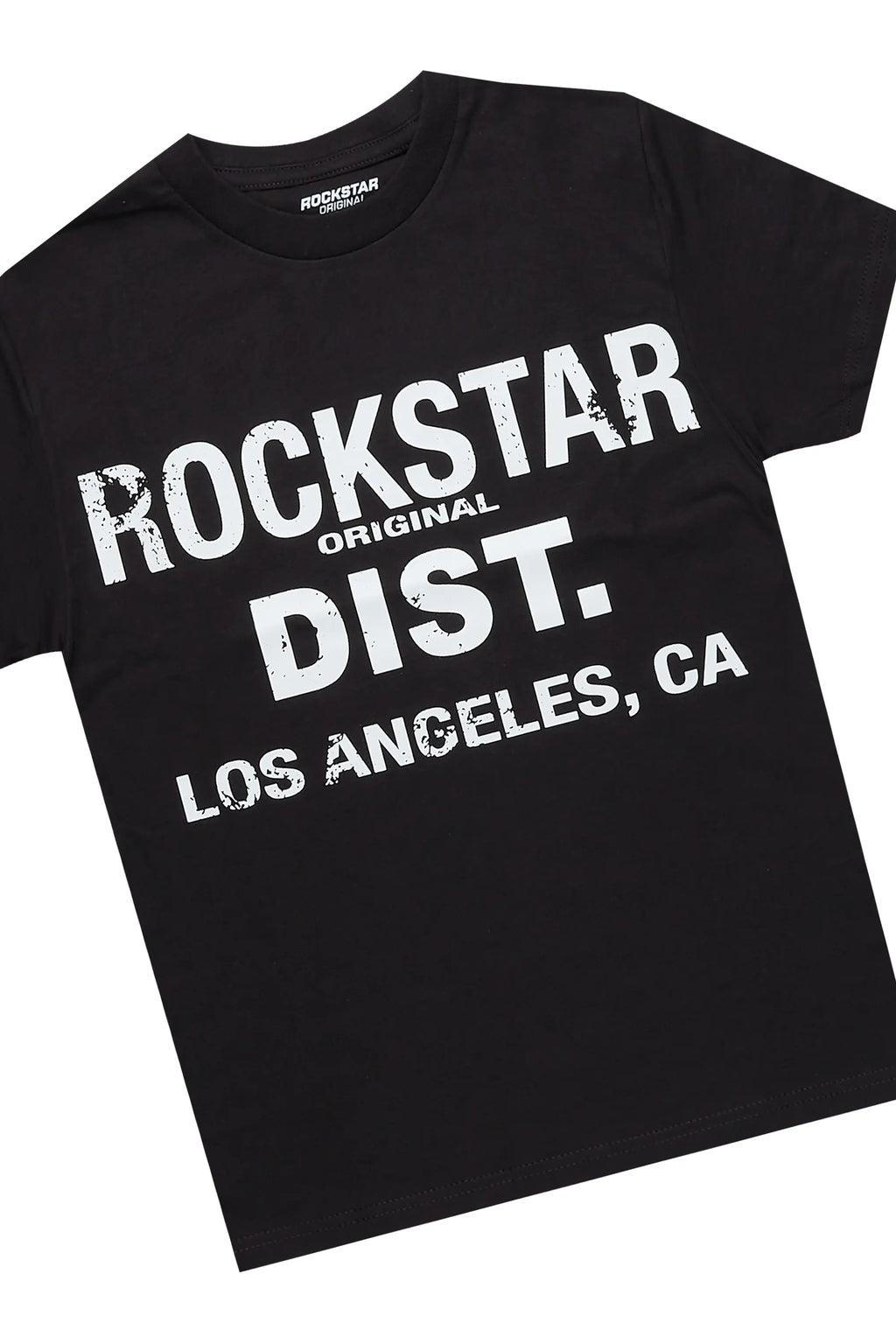 Boys Koen Black/Camo T-Shirt/Stacked Flare Pant Set