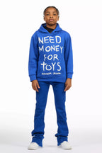 Boys Dag Royal Blue Stacked Flare Jean
