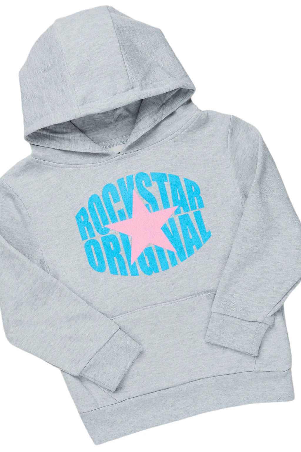 Girls Mia Grey Baggy Fit Pant Set