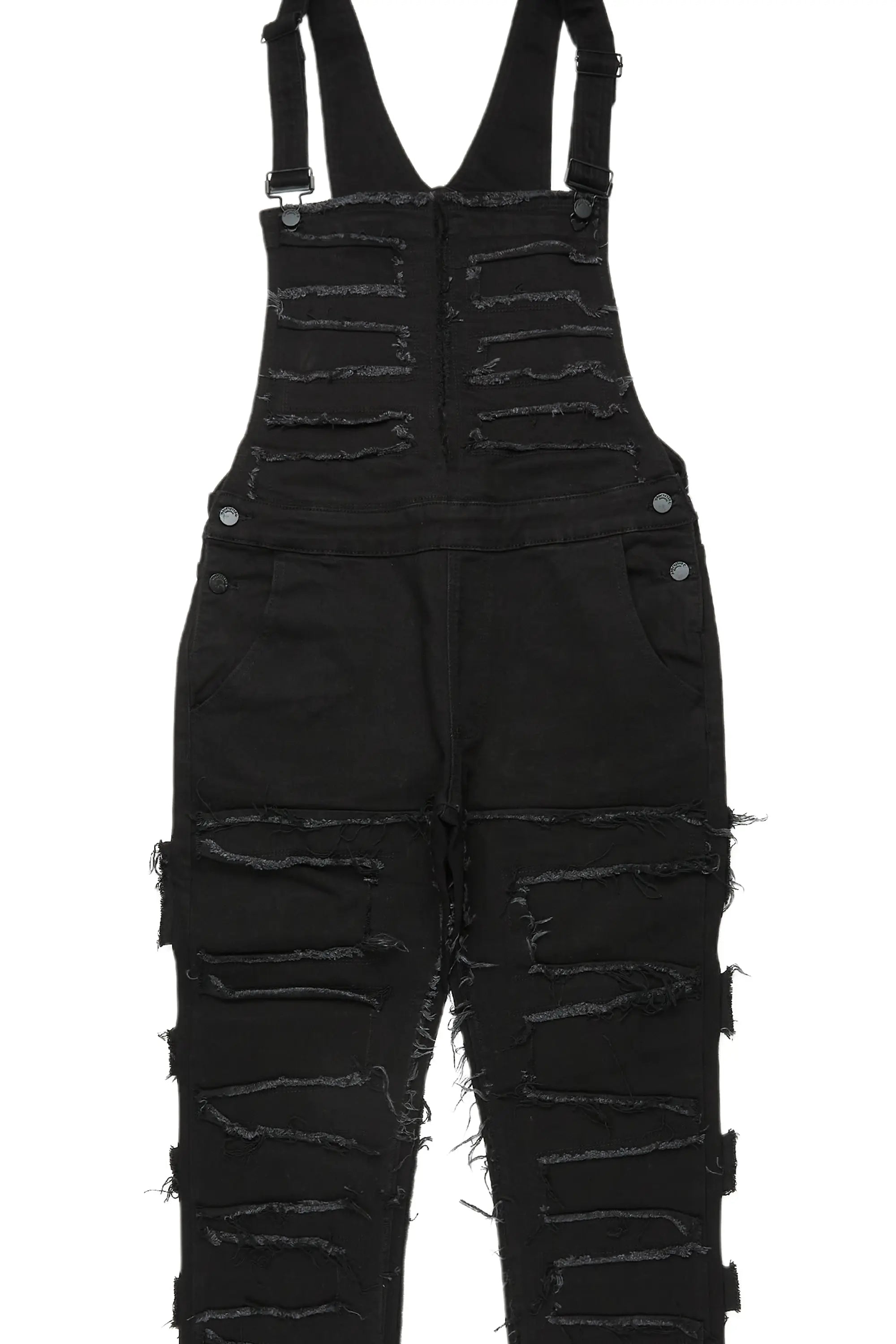 Alfie Black Denim Overall