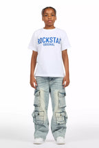 Boys Cortie Blue Baggy Fit Jean