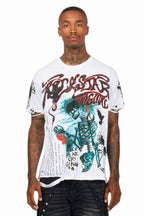 Danby White Graphic Oversized T-Shirt