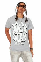 Warblen Grey Graphic T-Shirt