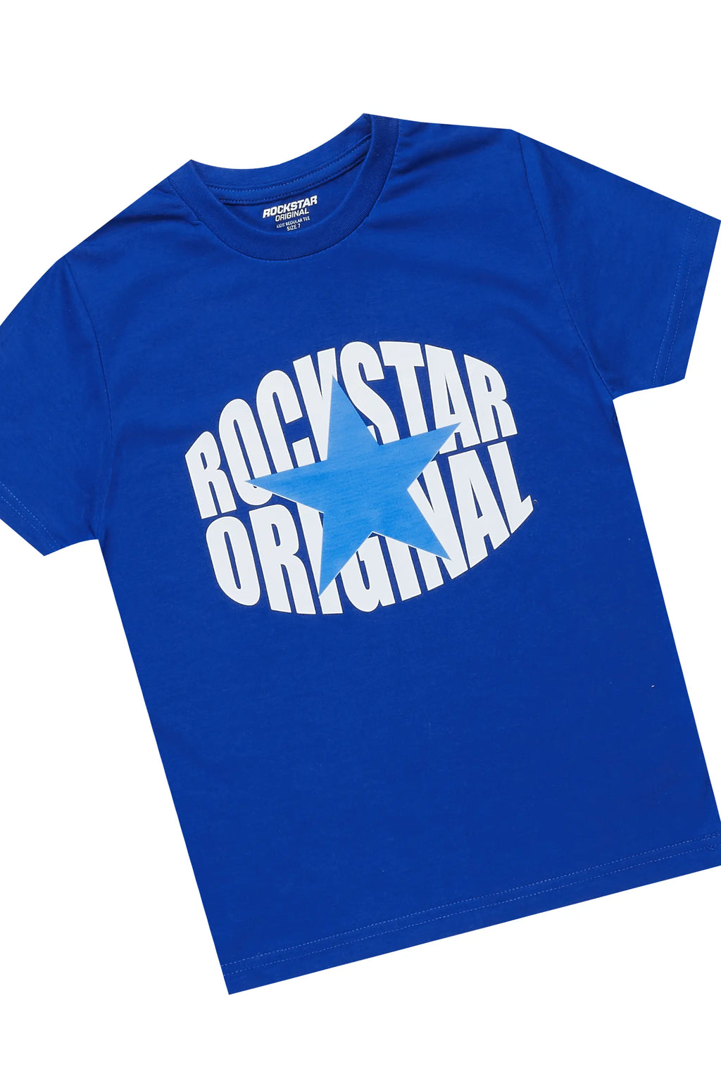 Boys Mallor Royal Blue T-Shirt Short Set