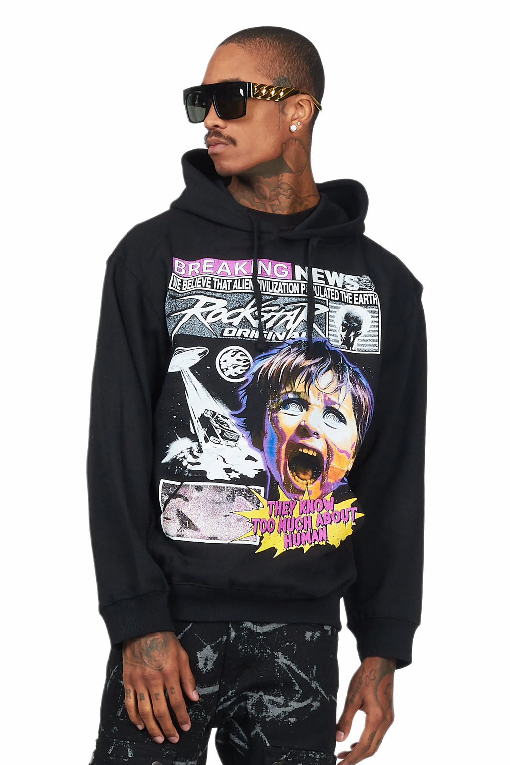 Southeast Black Graphic Hoodie