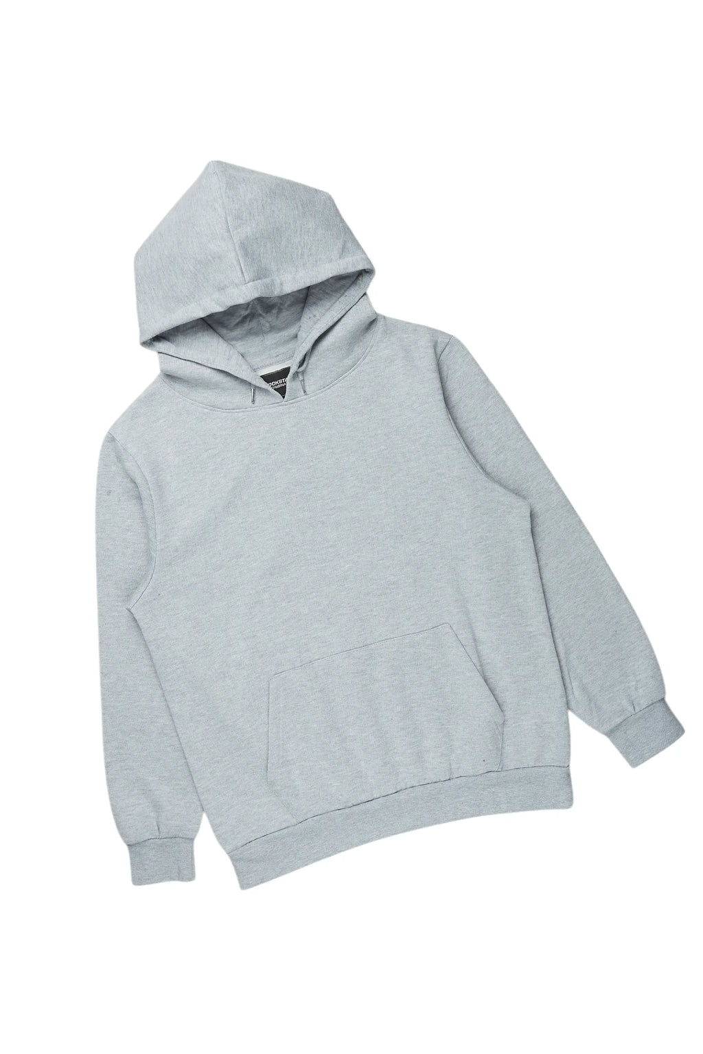Basic Heather Grey Hoodie/Stacked Flare Track Set