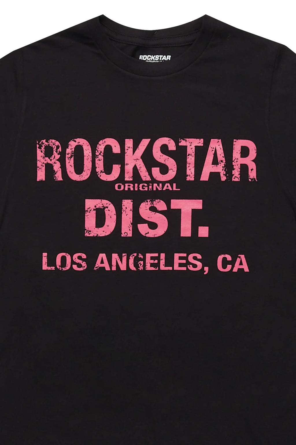 Girls Janny Black/Pink Graphic T-Shirt