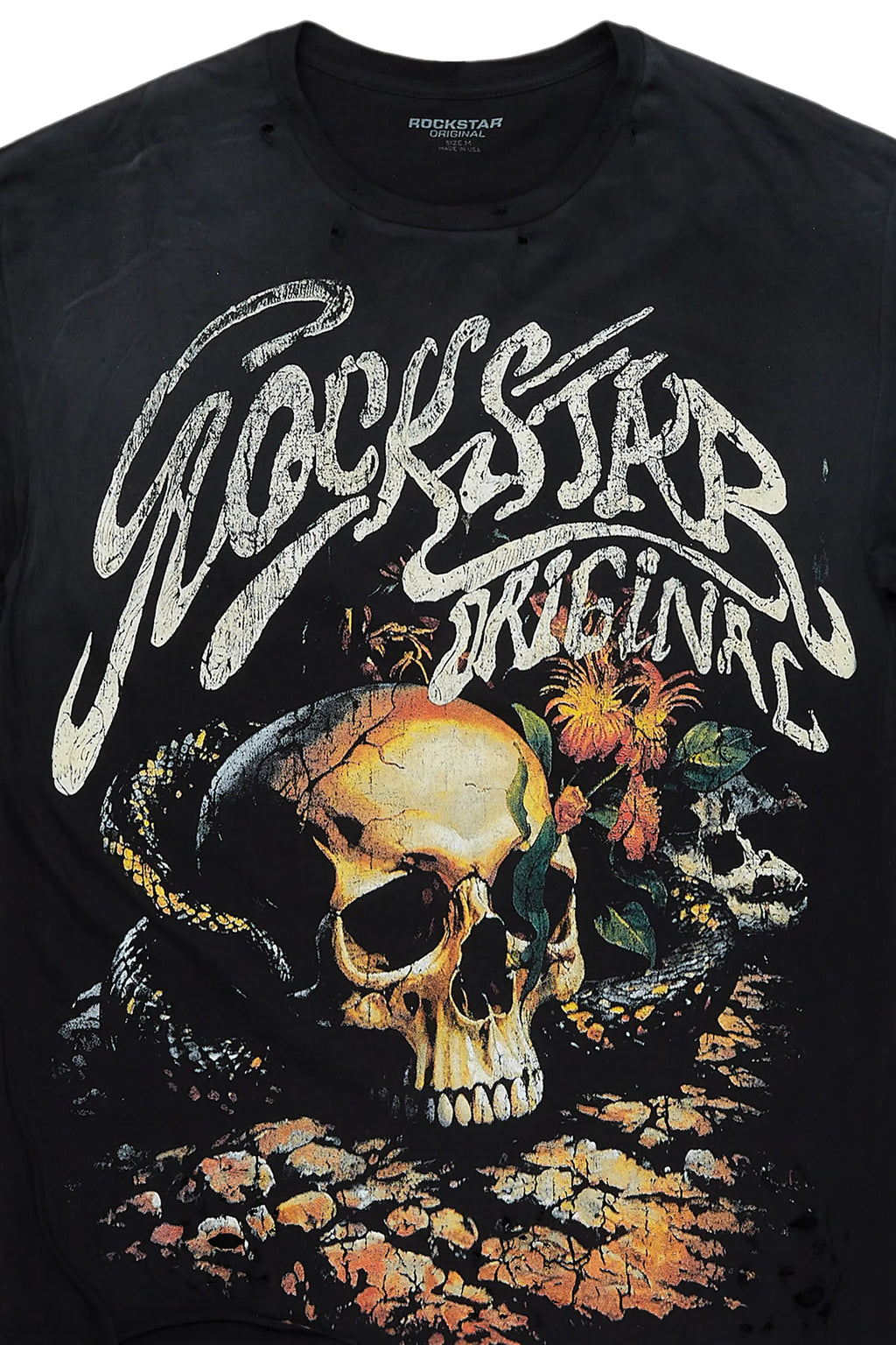 Anby Black Graphic Oversized T-Shirt