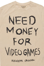 Boys M4 Video Games Vintage Sand Graphic T-Shirt