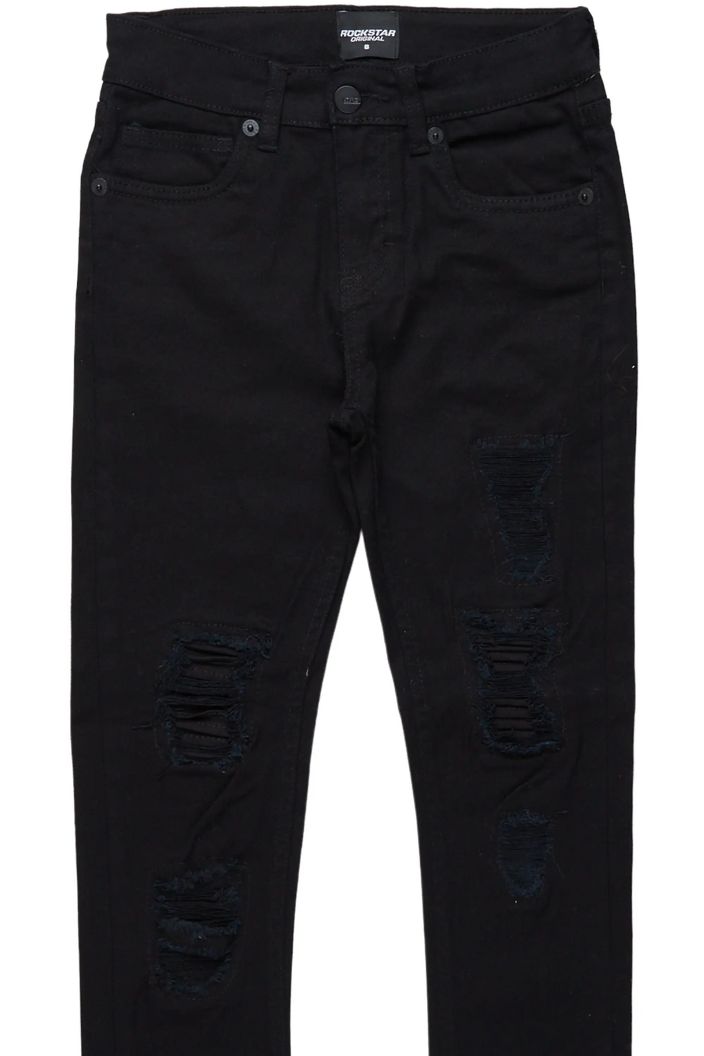 Girls Hadia Black Ripped Skinny Jean