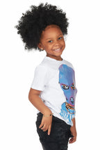 Girls Serilda White Graphic T-Shirt