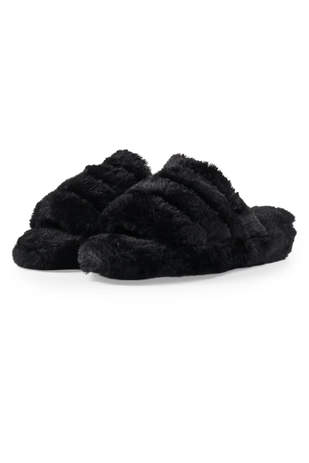 Shecovia Black Slippers