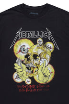 Metallica Shortest Straw Black/Red Graphic T-Shirt