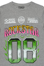 Boys Quito Heather Grey/Multi Graphic T-Shirt