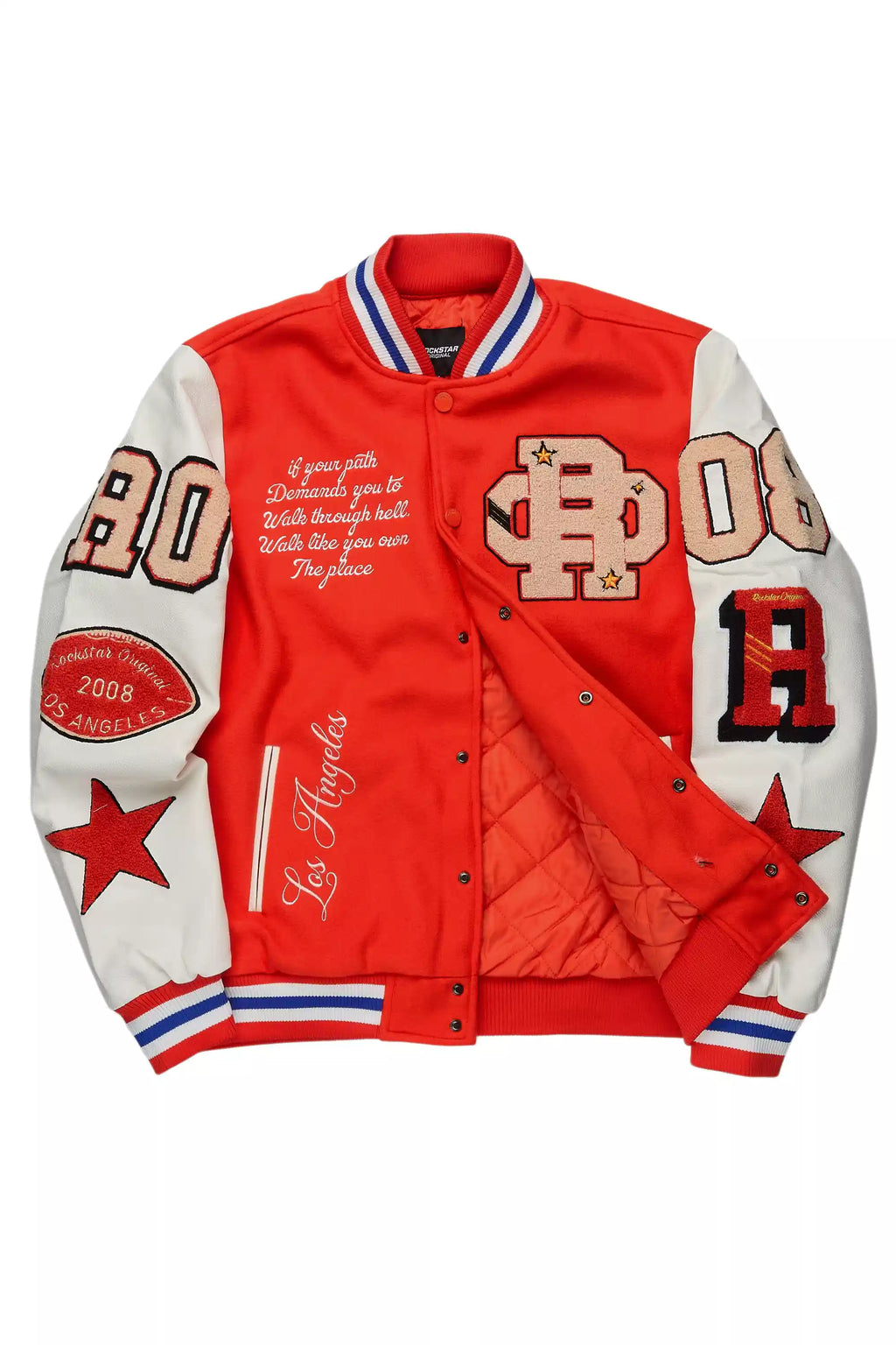 Balser Orange Varsity Jacket