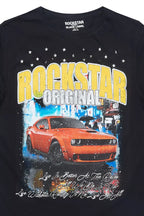 Boys Zerix Black Graphic T-Shirt