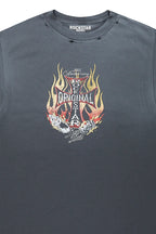 Psy Charcoal Graphic T-Shirt