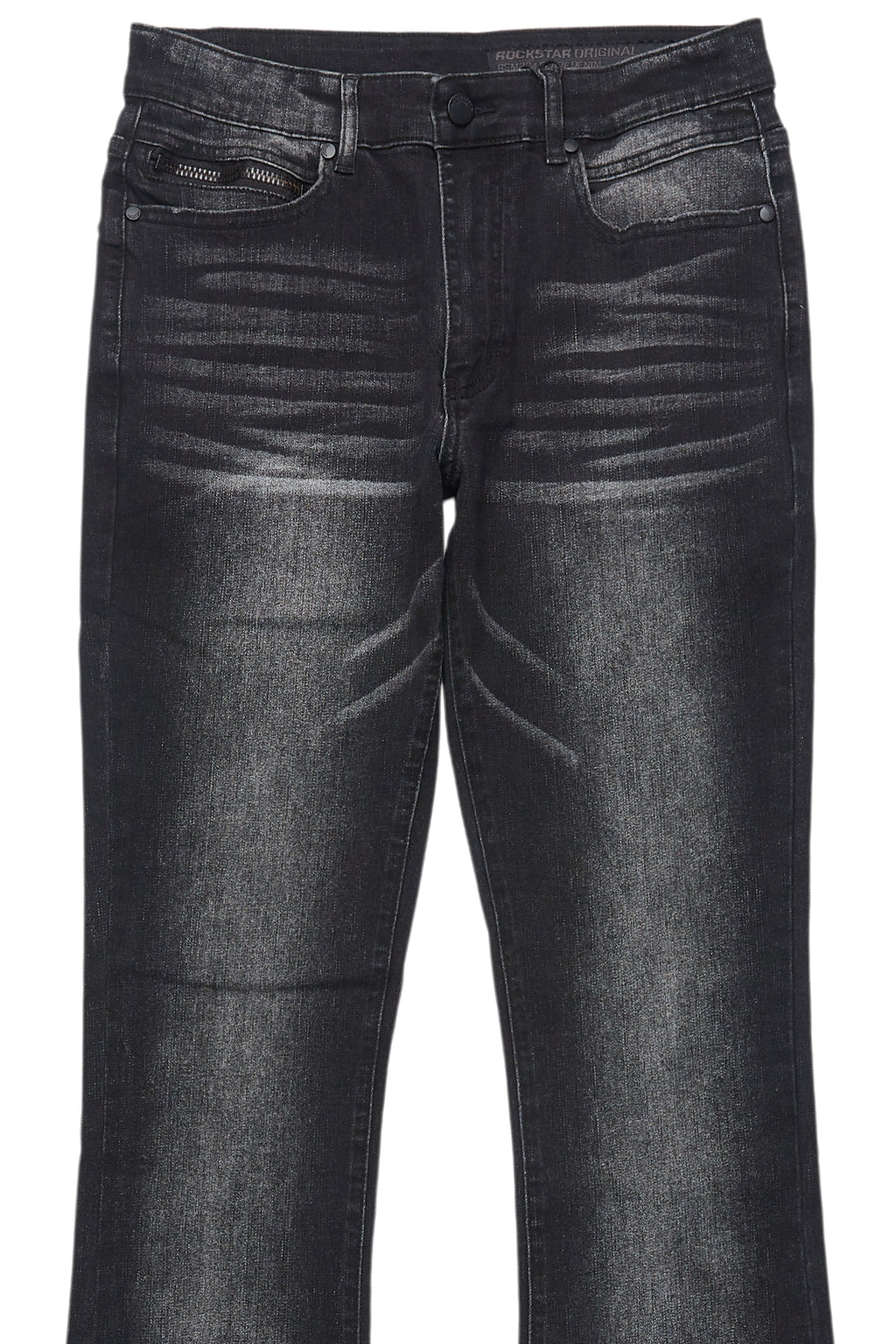 Drick Dark Grey Regular Fit Flare Jean
