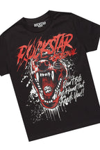 Boys Griff Black T-Shirt/Stacked Flare Jean Set