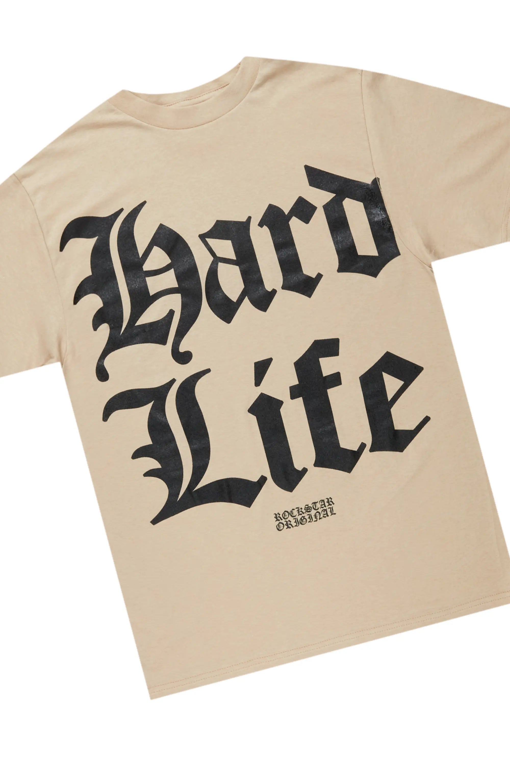 Hard Life Beige T-Shirt Slim Fit Cargo Jean Bundle