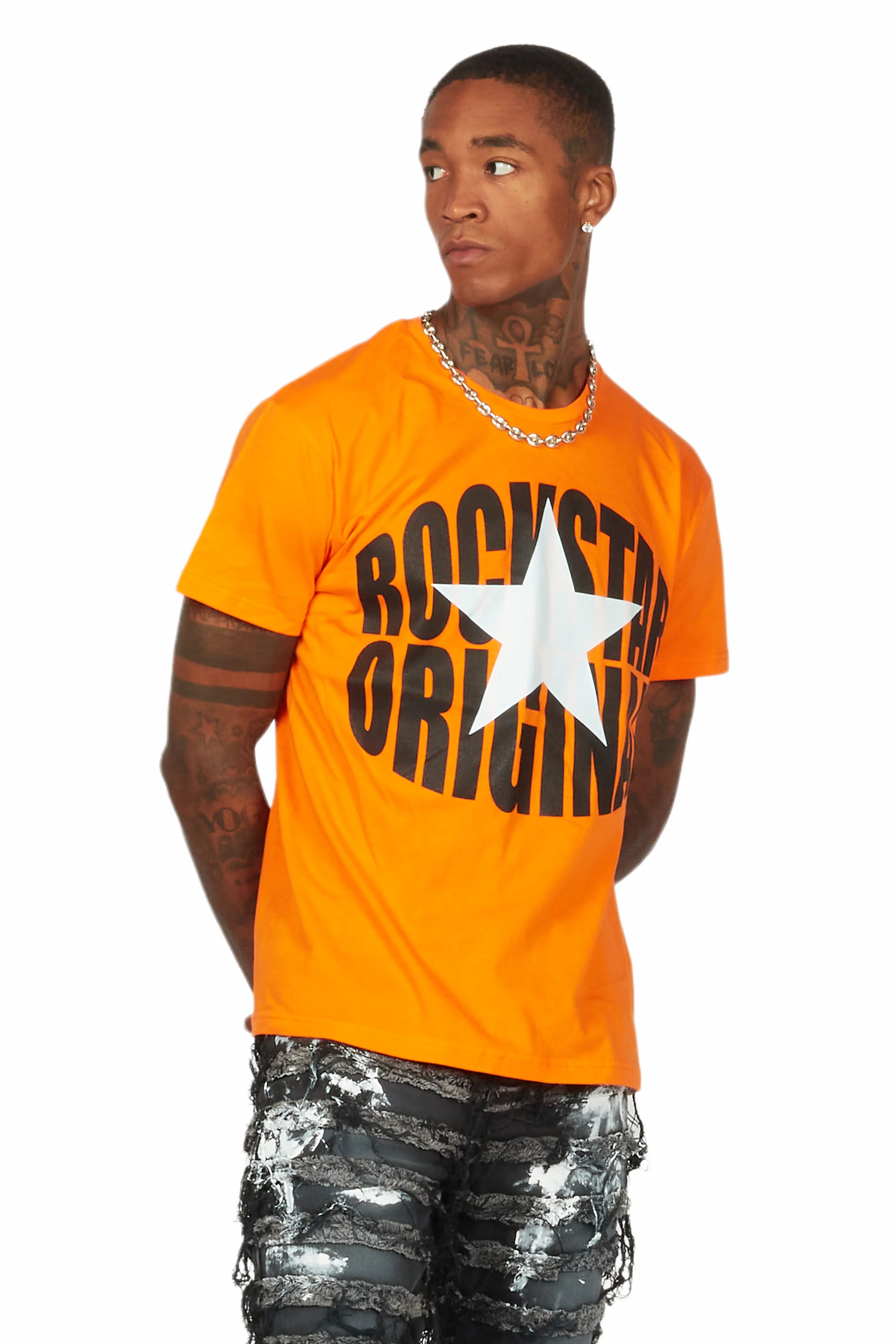 Ranger Orange/Black Graphic T-Shirt