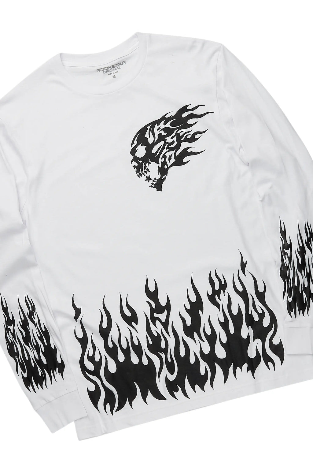 Bubble White/Grey Long Sleeve T-Shirt Short Set